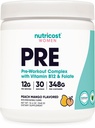Nutricost Pre- Edzés Powder for Women, Barack Mango, 30 szertartás