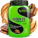 Faj Nutrition Isolyze Whey Protein Powder, 100% Whey Isolate for Muscle Building, 27.5g Protein Per Scoop, No Sugar & Low Fat (Csokoládé Mogyoróvaj, 22 Servings)