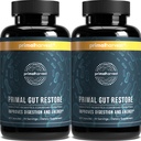 Primal Harvest 2 Pack, Restaurant for Gut Health, Primal Gut Restore w / POSTbiotics, PREBIotics and Probiotics for Women and Men, 60 CT - Digestion, Colon Cleanse, Helps Leaky Gut javítási