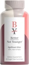 Besser nicht jünger Signifikante andere Haare, Haut und Nägel Beilage - Zuckerfreie Gummi für Haarwachstum mit Vitamin A & Biotin - Cruelty-Free Women Hair Growth Treatment - 60ct, Erdbeeren Geschmack