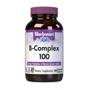 Bluebonnet Nutrition B Complex 100 növényi kapszula, teljes teljes spektrumú, B6-vitamin, B12, biotin, folsav, vegán, vegetáriánus, glutén mentes, szója mentes, tejmentes, kóser, 50 növényi kapszula