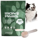 Human-Grade Superfood for Dogs, Premium Greens Powder Supplement for Dental Health, Longevity, Hip & Joint, Gut Health, Allergies, Immune Support, Skin & Coat - Peanut Butter - 3.5 oz