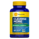 Renew Life Cleanse Mehr Kräuterformulierung mit Magnesium für Übernacht-Occasional Constipation Relief; Hilft die Beseitigung von Abfällen und Toxinen zu fördern; Gluten, Milch und Soja frei; 60 vegetarische Kapseln*