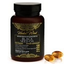 Fekete mag olaj kapszula - Hidegen sajtolt 120 Softgels 500mg, Prémium minőségű Nigella Sativa, 100% tiszta fekete kömény magolaj - nem-GMO (120 gróf - 1 műanyag palackot tartalmazó csomag)