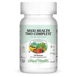 Maxi Health két teljes - multivitaminok és ásványi anyagok - Teljes potencia - 120 kapszula - Kosher