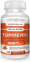 Vadik Herbs Organic Turmeric Curcumin 1000 mg