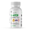 5- HTP 200 MG Plus kalcium és magnézium hangulat-, alvás- és agyfunkciókhoz - 1 kapszula adagonként, 60 kapszula