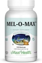 Maxi Health Mel- O- Max - Melatonin - Valerian Root - Alvástámogatás - 120 kapszula - Kosher