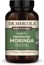 Dr. Mercola - Biodinamikus szerves fermentált Moringa Diétás Kiegészítés, 270 Servings (270 tabletta)