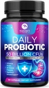 Probiotikumok 60 milliárd CFU - 10 Strains + emésztési Enzimek és Prebiotikumok - A legjobb probiotikumok a nők és férfiak számára, Támogatja az immunitást, Gut Health, Alkalmi székrekedés, Hasmenés, Gas & Bloating - 120 kapszula
