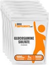 BulkSupplements.com Glucosamine Sulfate Powder - Glucosamine Supplement, Joint Support Supplement - Gluten Free, 1g per Serving, 1kg (5 kg-os csomag) (11 £)