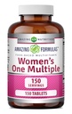 Amazing Formulas Women 's One Multivitamin Supplement 124; Food Based - Food Based - 124; 150 Tablets - Vitaminok tökéletes keveréke, Ásványok és probiotikumok - 124; Non- GMO - 124; Gluténmentes - 124; Made in USA