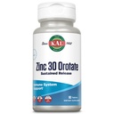 KAL Cink Orotate 30 mg, Tartós szabadalom, kelátos cinktabletta, Immunszuppresszív kiegészítés, Fehérjekészítés, Metabolizmus, Energy Support, Vegan, Gluten Free, 60- Day Garancial, 90 Servings, 90 tabletta