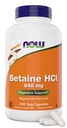 Most Betaine HCl 648mg 240 Veg kapszula (2-es csomag) - Emésztőrendszeri enzimek kiegészítés - Fokozott Pepsin Protease fehérjekötődés támogatás