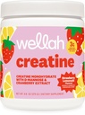 Wellah Creatine for Women - Creatine Monohidrát Gyermekláncfű & Áfonya kivonattal (50 Servings, Strawberry Lemonade)