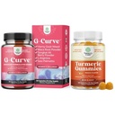 G Curve Horny Goat Weed a nők a fokozott energia hangulat és teljesítmény és a kurkuma gumikat felnőttek Peach Flavor - Extra Strength Joint Support Gumies