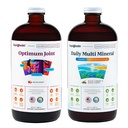 LIQUIDHEALTH Optimum Joint Glucosamine Chondroitin Supplement & Daily Multi Mineral Multivitamin Bundle for Men & Women - Sea Trace Ásványok, Csont & Közös egészség, Immuntámogatás - Made in USA, Non-GMO
