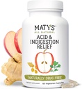 Matys Acid & Insecution Relief kapszula, Safe Antacid Alternatív alkalmi sav reflux & Heartburn, Készült Apple Cider Ecet, Soy & Gluten Szabad Vegetáriánus kapszulák, 60 gróf, 30 szerváció