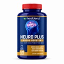 gyógykeverék Neuro Plus Fókusz booster - Advanced Brain Support Supplement with Vitamin B6, B12, Folate - Javítja memória, koncentráció, mentális tisztaság és kognitív funkció - 120 kapszula