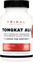 Primal Tongkat Ali kapszula (60 kapszula / 30 adag, 1000 mg per szerving) - Hosszú Jack kiegészítés férfiaknak, glutén mentes, nem-GMO gyógynövény étrend kiegészítés