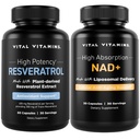Vital Vitamins Resveratrol kapszula + NAD + Kiegészítés