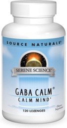 Source Naturals Serene Science, GABA Nyugodt gyors oldódó borsmenta Flavor - 120 Lozenges