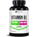 Healthfare B1-vitamin (Thiamine) 500mg d.m. 124; 200 Vegan Capsicum 124; Extra Strength High Potency Supplement