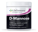 LifeSeasons D- Mannose Powder - Fast- Activing UTI Relief - Vizeleti Tract Health Supplement - Támogatja a Microflora egészséges szintjeit & Eases Bladder Discomfort - 45 Servings