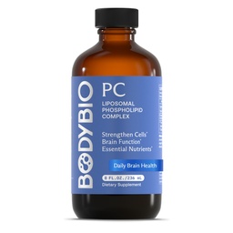 BodyBio PC - Foszfatidilkolin az agy egészségére, mentális tisztaság, kognitív funkció, celluláris javítás és egészséges öregedés, foszfolipid komplexum kiegészítés gyengéd napi méregtelenítés