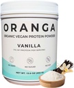 Szerves növényalapú - Rizs, Borsó, Tökmag Proteinpor - Vanilla - Emésztő enzimek Tartalmazza, Nincs adalék, Dairy- mentes, Szója- mentes, Keto- Friendly, Gluten- mentes, Non- GMO - 17 Servings (442g)