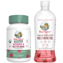 MaryRuth 's Multivitamin Gummees for Women (Cherry & Raspberry) & Liquid Nighttime Multianimature (Cranberry) - 124; Clean Label Project Verified ® - 124; Vegan, Non-GMO - 124; Beautiful, Bedtime, Teljes egészség