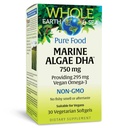 Természetes tényezők egész Föld és tenger, Marine DHA Omega3, 30 vegetáriánus Softgels