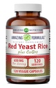 Csodálatos Formulas Red Yeast Rice 600 Mg Plus Co Q- 10 50 Mg 120 Vegetáriánus kapszula