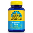 Nature’s Life Icelandic Kelp 41 mg Tabletten - Jod Ergänzung und Schilddrüse Unterstützung - Glutenfrei, Non-GMO Green Superfood - 60-Day Garantie - 500 Servietten, 500 Tabletten