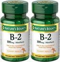 Természet Bounty, B2-vitamin, 100 mg, 100 tabletta - 2 db-os csomag