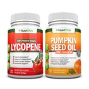NutriONN Pumpkin Seed Oil Softgels Lycopene Capsules Combo - Célzott támogatás a prosztata és a vizelet egészségének