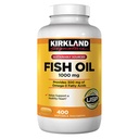 Kirkland Signature Natural Fish Oil 1000 mg 300 mg Omega3 - 400 ct (2 darabos csomag)