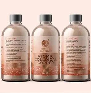 Copper - Atomic Colloid Copper Solution for Vitality and Support - Ionic Supplement for Natural Wellness and Wellbeing