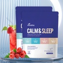 VivoNu Nyugodt és alvás por Drink Mix Málna L Theanine Ksm- 66 Ashwagandha Magnézium Glicinate D-vitamin 3 kiegészítők relaxáció & Fókusz No Cukor Nem GMO