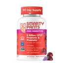 SmartyPants Kids Probiotic & Prebiotic Gumies for Digestive Health: Gut Health Supplement, Clinically Studed Prebiotic for Immune Support, Grape, 60 Count (30 napos ellátás)