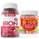 Cukormentes vasgumi + B100-vitamin komplex