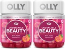 OLLY Tagadhatatlan szépség gumi, haj, bőr, köröm, biotin, C-vitamin, Keratin, rágótabletta, grapefruit, 30 napos ellátás - 120