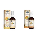 Élet kertje Organic Vegan Vitamin D3 1000 NE Folyékony spray C-vitaminnal és omegázzal, Immun- és bőregészségügyi támogatás