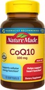Természet Készült CoQ10 100mg, Diétás kiegészítés szív egészségügyi támogatás, 72 Softgels, 72 napos ellátás