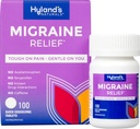 Hyland 's Migrén Fejfájás Természetes fájdalom enyhítő tabletták, csomagolás 1, 100 gróf (csomagolás május Vary)