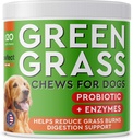 PAWFECTCHEW kutya Pee Grass Helper - Grass kezelés kutya vizelet - kutya vizelet semlegesítő fűszernövények - kutya Pee Lawn javítási kezelések probiotikumokkal - Made in USA - 120 sajt