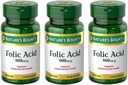 Folic Acid 800 µg tabletta Maximális hatáserősség, 3 üveg (250 db)