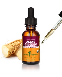 Herb Pharm ázsiai (Panax) Ginseng folyékony kivonat energia és állóképesség támogatás - 1 Ounce