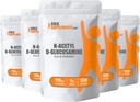BulkSupplements.com N- Acetyl Glucosamine Powder - NAG Powder, Glucosamine 750mg, Glucosamine Supplement - Glucosamine Powder, Gluten Free, 750mg per Serving, 5kg (11 kg) (5 db-os csomag)