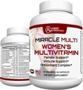 MiracleMulti multivitamin nőknek - Női támogatás formula, Immuntámogatás, Ásványok, Biotin, Antioxidánsok és Superfoods Blend - 60 kapszula